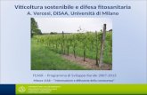 Viticoltura sostenibile e difesa fitosanitaria A. Vercesi, DiSAA, Università di Milano FEASR – Programma di Sviluppo Rurale 2007-2013 Misura 111B – Informazione.