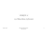 Fabio AiolliPROGRAMMAZIONE Introduzione 1 PARTE 4 La Macchina Software.