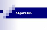 1 Algoritmi. 2 Definizione di algoritmo Metodo per risolvere un problema Sequenza ordinata di passi Passi eseguibili Es.: elencare tutti i numeri reali.