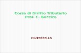 LINTERPELLO 1 Corso di Diritto Tributario Prof. C. Buccico.