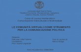 Anno Accademico 2008/2009 Università degli Studi di Pavia Facoltà di Economia, Giurisprudenza, Ingegneria, Lettere e filosofia, Scienze Politiche Corso.