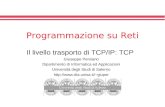Programmazione su Reti Il livello trasporto di TCP/IP: TCP Giuseppe Persiano Dipartimento di Informatica ed Applicazioni Università degli Studi di Salerno.