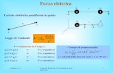 Lezione n. 2Corso di Fisica B, C.S.Chimica, A.A. 2001-02 1 Forza elettrica Cariche elettriche puntiformi in quiete Legge di Coulomb F = componente di F.