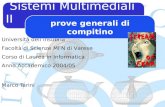 Sistemi Multimediali II Marco Tarini Università dellInsubria Facoltà di Scienze MFN di Varese Corso di Laurea in Informatica Anno Accademico 2004/05 prove.