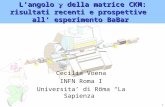 1 Langolo della matrice CKM: risultati recenti e prospettive all esperimento BaBar Cecilia Voena INFN Roma I Universita di Roma La Sapienza.