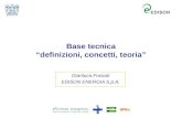 Base tecnica definizioni, concetti, teoria Gianluca Fossati EDISON ENERGIA S.p.A.