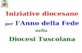1 Iniziative diocesane per lAnno della Fede nella Diocesi Tuscolana.