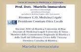 Mariella Immacolato 4a. lezione 20 marzo 2009 il consenso informato nella pratica clinica Corso di Laurea in Medicina e Chirurgia Anno Accademico 2008-2009.
