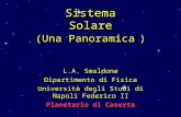 L.A. Smaldone Dipartimento di Fisica Università degli Studi di Napoli Federico II Planetario di Caserta Sistema Solare Una Panoramica (Una Panoramica )