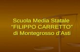 Scuola Media Statale FILIPPO CARRETTO di Montegrosso dAsti.