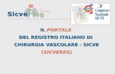 IL PORTALE DEL REGISTRO ITALIANO DI CHIRURGIA VASCOLARE - SICVE (SICVEREG)