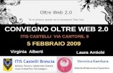 CONVEGNO OLTRE WEB 2.0 5 FEBBRAIO 2009 ITIS CASTELLI VIA CANTORE, 9 Virginia Alberti Laura Antichi.