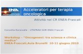Acceleratori per terapia oncologica Concetta Ronsivalle – UTAPRAD-SOR ENEA Frascati Workshop – Oncogenesi: tra scienza e clinica medica ENEA-Frascati,Aula.