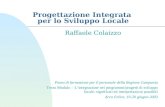 Progettazione Integrata per lo Sviluppo Locale Raffaele Colaizzo Piano di formazione per il personale della Regione Campania Terzo Modulo – Lintegrazione.