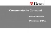 Consumatori e Consumi Ennio Salamon Presidente DOXA.