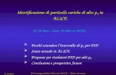 D. Di Bari II Convegno Sulla Fisica di ALICE – Vietri sul mare Perché estendere lintervallo di p T per PID Stato attuale in ALICE Proposte per rivelatori.