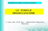 LA STABILE ORGANIZZAZIONE a cura del Prof.Avv. Sebastiano Maurizio Messina UNIVERSITA DEGLI STUDI DI VERONA.