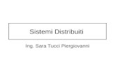 Sistemi Distribuiti Ing. Sara Tucci Piergiovanni.