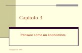 Giuseppe Celi 2005 Capitolo 3 Pensare come un economista.