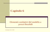 Giuseppe Celi 2005 Capitolo 6 Elementi costitutivi del modello a prezzi flessibili.