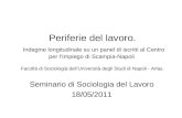 Periferie del lavoro. Indagine longitudinale su un panel di iscritti al Centro per lImpiego di Scampia-Napoli Facoltà di Sociologia dellUniversità degli.