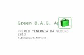 Green B.A.G. App PREMIO ENERGIA DA VEDERE 2013 E. Anziano / S. Petrucci.