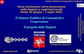 A.marcotulli@regione.toscana.it L'innovazione Tecnologica Per Il Federalismo Efficiente Roma 30 Giugno 2005 Sistema Pubblico di Cooperazione Applicativa.