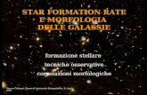 STAR FORMATION RATE E MORFOLOGIA DELLE GALASSIE formazione stellare tecniche osservative correlazioni morfologiche Simone Callegari, Esame di Astronomia.