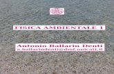 FISICA AMBIENTALE 1 Antonio Ballarin Denti a.ballarindenti@dmf.unicatt.it.