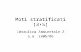 Moti stratificati (3/5) Idraulica Ambientale 2 a.a. 2005/06.
