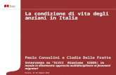 Paolo Consolini e Clodia Delle Fratte Intervento su XLVII Riunione SIEDS: Un mondo in movimento: approccio multidisciplinare ai fenomeni migratori La condizione.