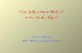 Test delle camere BMS-E ritornate da Napoli Michele Bianco RPC Week Lecce 04/05/2004.