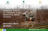Progetto Evasfo: Il contesto e gli obiettivi della ricerca Alessandro Merlo – Agriteam.