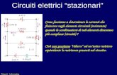 Fisica II - Informatica Circuiti elettrici stazionari Come facciamo a determinare le correnti che fluiscono negli elementi circuitali (resistenze) quando.