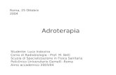 Adroterapia Studente: Luca Indovina Corso di Radiobiologia - Prof. M. Belli Scuola di Specializzazione in Fisica Sanitaria Policlinico Universitario Gemelli.