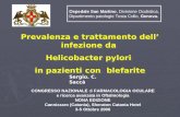 Prevalenza e trattamento dell infezione da Helicobacter pylori in pazienti con blefarite Prevalenza e trattamento dell infezione da Helicobacter pylori.