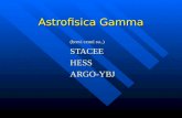 Astrofisica Gamma (brevi cenni su..) STACEEHESSARGO-YBJ.