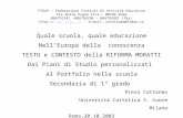 FIDAE – Federazione Istituti Di Attività Educative Via della Pigna 13/a – 00186 Roma 066791341 –066796296 – 066791097 (fax) http://   - e-mail: