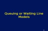 1 1 Slide Queuing or Waiting Line Models. 2 2 Slide Introduzione n n La Teoria delle Code si propone di sviluppare modelli per lo studio dei fenomeni.