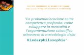 La problematizzazione come competenza profonda: come sviluppare la mentalità e largomentazione scientifica attraverso la metodologia della Kinderphilosophie.