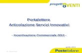 05/02/2014 SP – Risorse Umane Portalettere Articolazione Servizi Innovativi - Incentivazione Commerciale 2011 - aprile 2011.