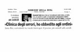 Quando sono iniziate le indagini? Alcuni elementi tratti dallinvio degli atti dal PM al GIP tribunale di Milano: Mese di 22 Marzo 2006 Esposto.