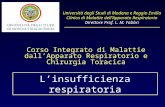 Università degli Studi di Modena e Reggio Emilia Clinica di Malattie dellApparato Respiratorio Direttore Prof. L. M. Fabbri Linsufficienza respiratoria.