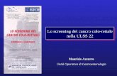 Lo screening del cancro colo-rettale nella ULSS 22 Maurizio Azzurro Unità Operativa di Gastroenterologia.