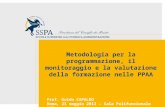 Metodologia per la programmazione, il monitoraggio e la valutazione della formazione nelle PPAA Prof. Guido CAPALDO Roma, 21 maggio 2013 – Sala Polifunzionale.