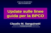 Update sulle linee guida per la BPCO Claudio M. Sanguinetti Direttore U.O.C. di Pneumologia Azienda Ospedaliera San Filippo Neri-Roma Vice-Presidente Nazionale.