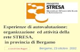 Bergamo, 23 ottobre 2002 Esperienze di autovalutazione: organizzazione ed attività della rete STRESA, in provincia di Bergamo a cura di Lino Ruggeri.