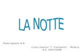 Liceo classico T. Campailla – Modica A.S. 2007/2008 Paola Agosta III B.