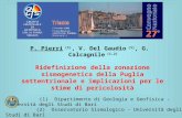 P. Pierri (1), V. Del Gaudio (1), G. Calcagnile (1,2) Ridefinizione della zonazione sismogenetica della Puglia settentrionale e implicazioni per le stime