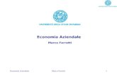 Economia AziendaleMarco Ferretti1 Economia Aziendale Marco Ferretti.